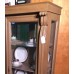 Empire style pickled China Cabinet